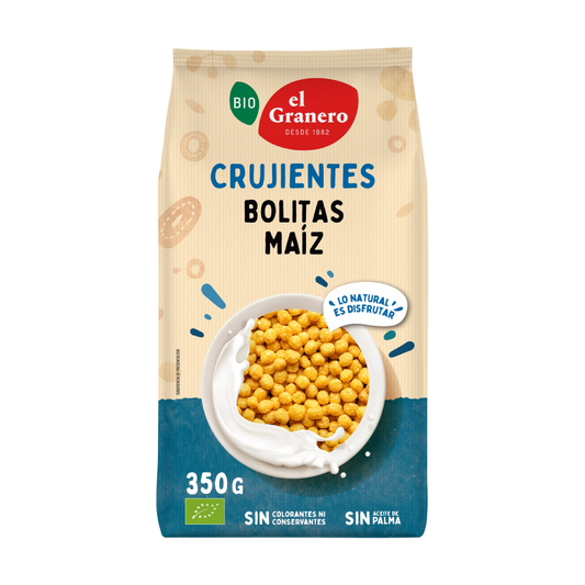 Bolas de Milho Biológicas com Mel El Granero 350 g
