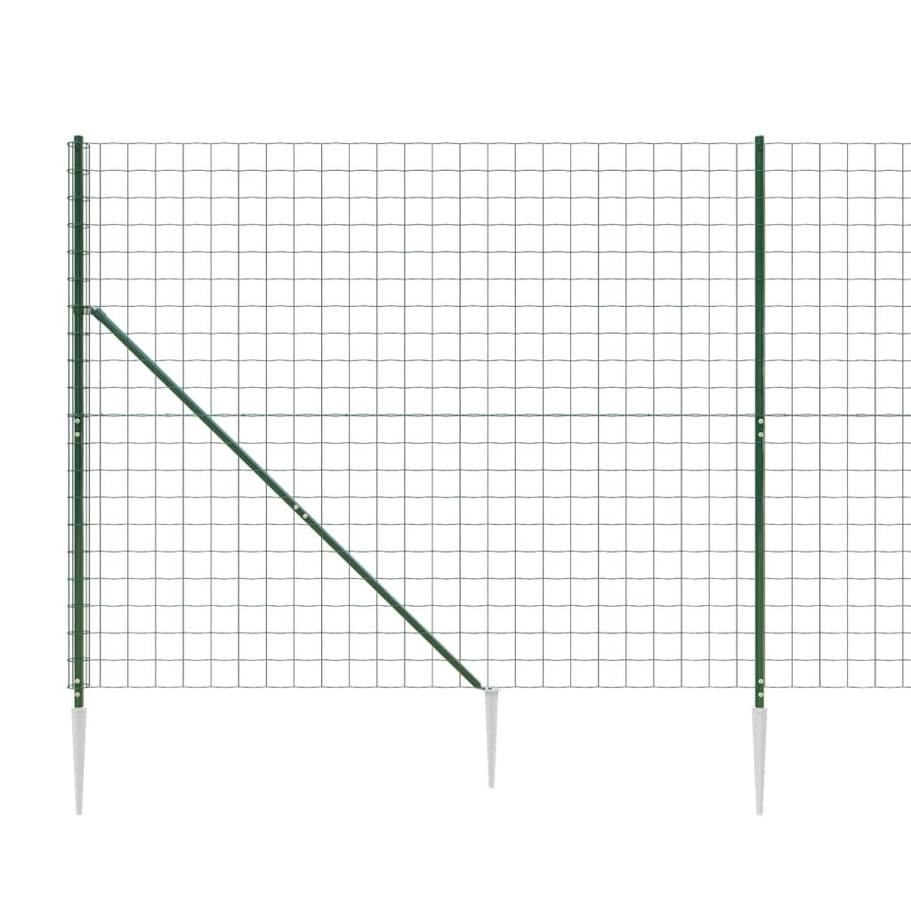 Cerca De Alambre Con Pinchos De Anclaje Verde 1,6x10 M / Vetonek_1