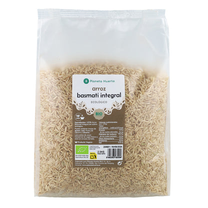 Arroz Basmati Integral Biológico Planeta Huerto 2,5 kg
