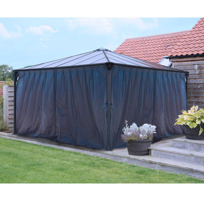 Conjunto de cortinas para gazebo gazebo Martinica 5000 + Milano 4300 Canopia da Palram