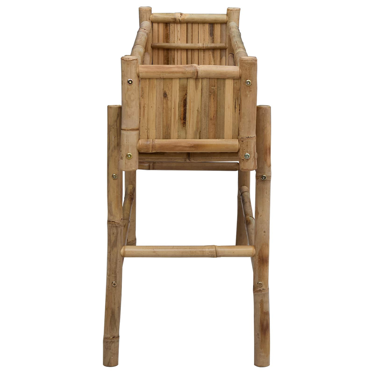 Jardín Macetero Con Soporte Natural 100 X 38 X 74 Cm Bambú_4
