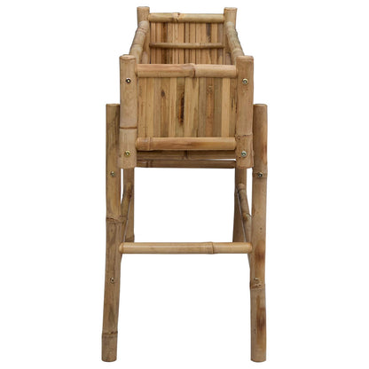 Jardín Macetero Con Soporte Natural 100 X 38 X 74 Cm Bambú_4