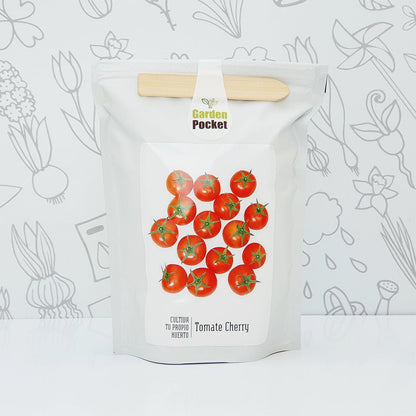 Kit de jardim de bolso: tomate cereja