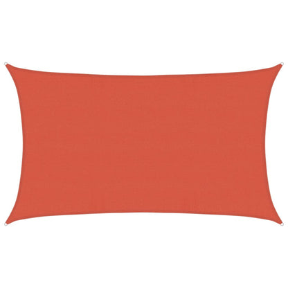 Vidaxl Toldo De Vela Hdpe Terracota 160 G/m² 5x8 M_0