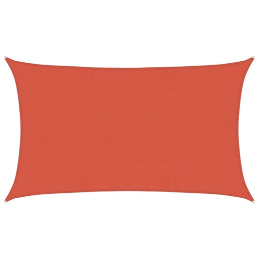 Vidaxl Toldo De Vela Hdpe Terracota 160 G/m² 5x8 M_0