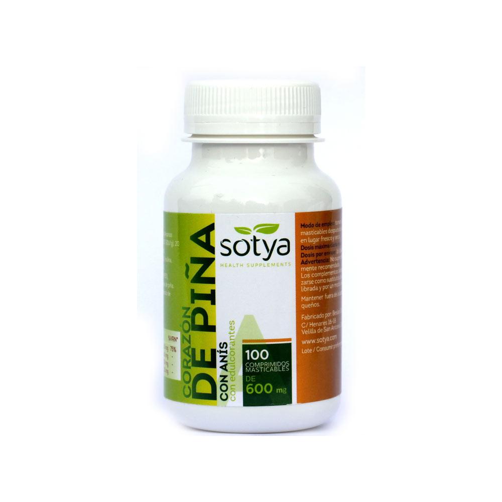 Ananás 600 mg Sotya, 100 comprimidos