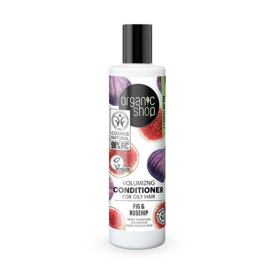 Condicionador de Figo e Rosa Mosqueta para Cabelo Oleoso Organic Shop 280 ml