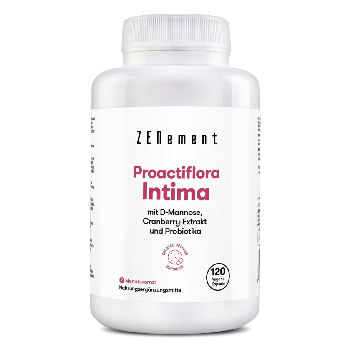 Proactiflora Intima com D-Manose, Extrato de Arando e Probióticos Zenement, 120 Comprimidos