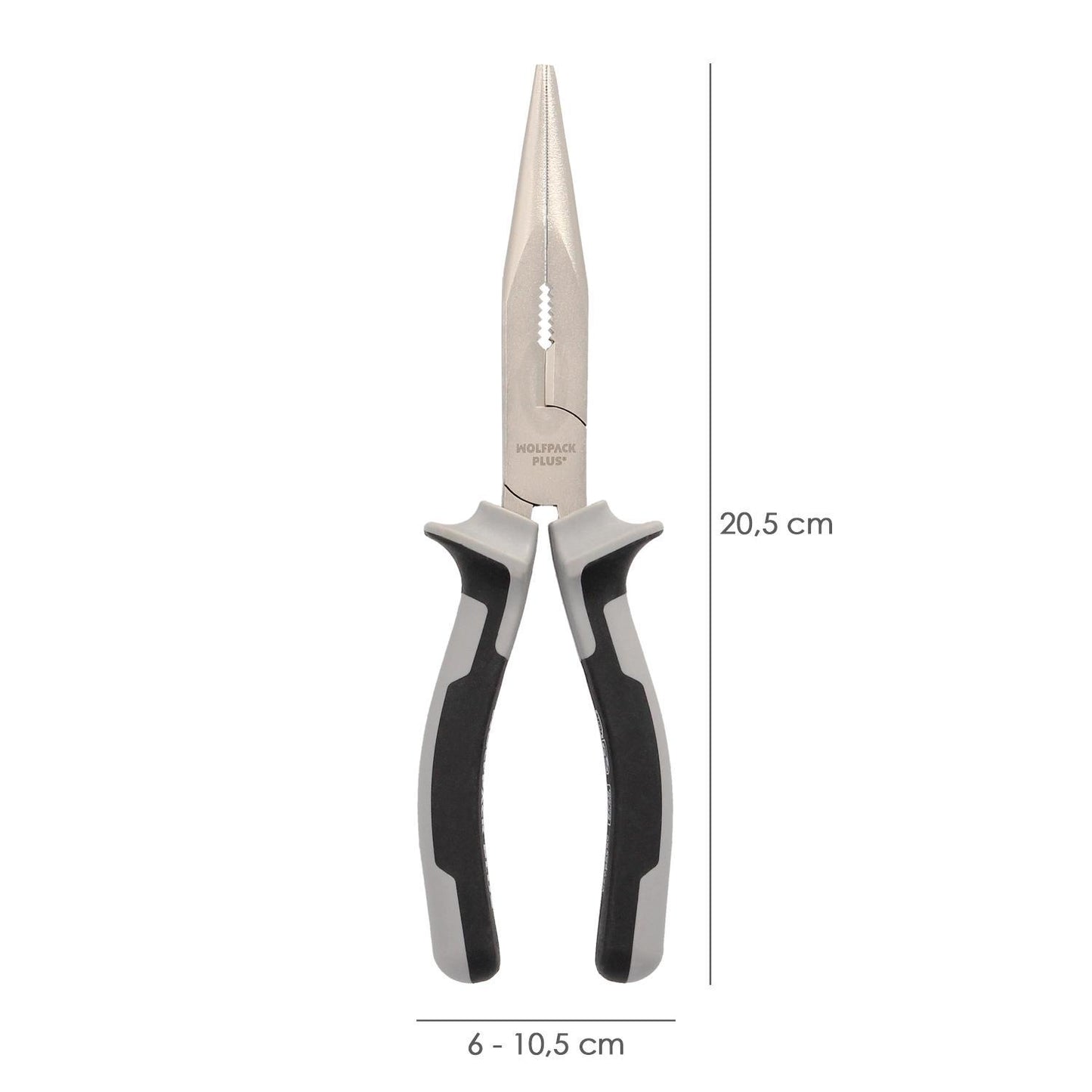 Alicates Boca Recta 200 Mm. Acero Cromo Vanadio Din-iso 5745 Alicates Punta Recta, Alicates Boca Recta Larga,