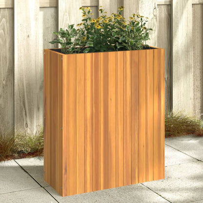 Jardinera De Madera Maciza De Acacia 59x27,5x70 Cm_1