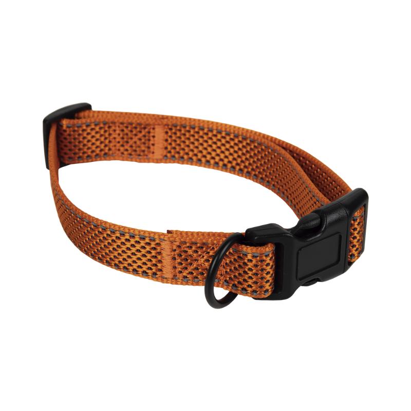 Collar Para Perros Reflectante Naranja 1,5 X 30-45 Cm_2
