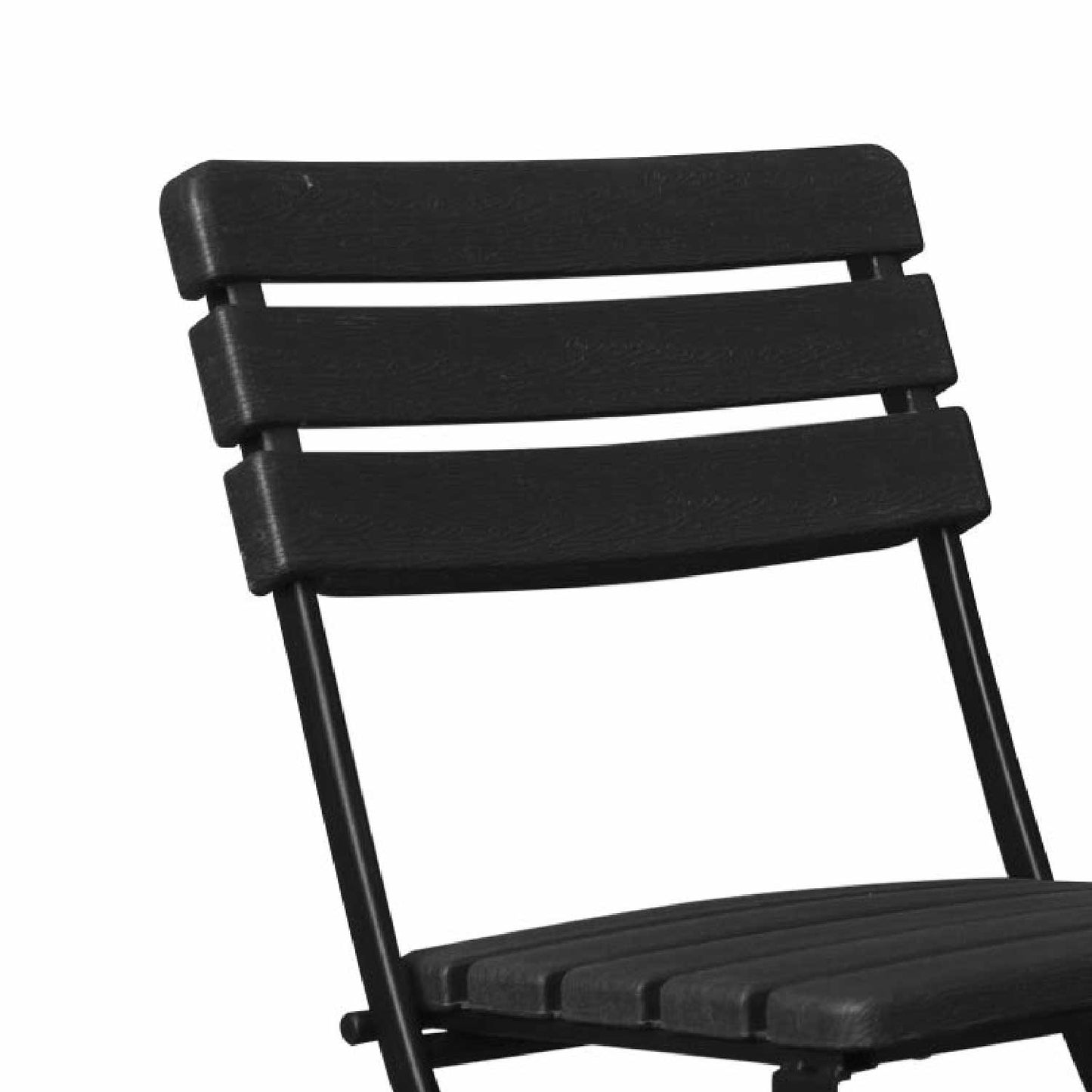 Silla Plegable Efecto Madera Negro 55x46x81cm 7house_2