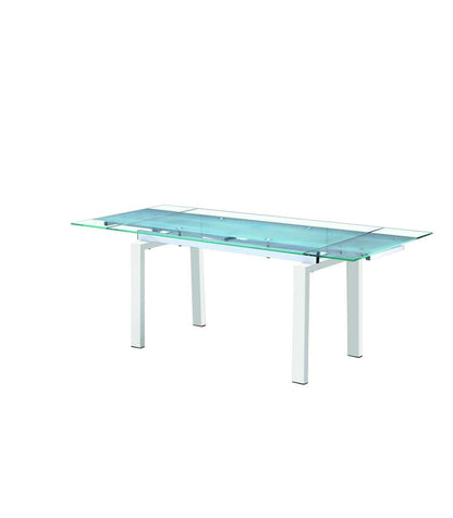 Mesa De Comedor Cheap Garona Extensible Patas Blancas. 140200 Cm(ancho) 76 Cm(altura) 90 Cm(fondo)_5