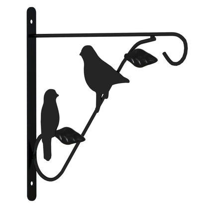 Soportes Para Cestas Colgantes Con Maceteros 4 Uds Acero Negro_2
