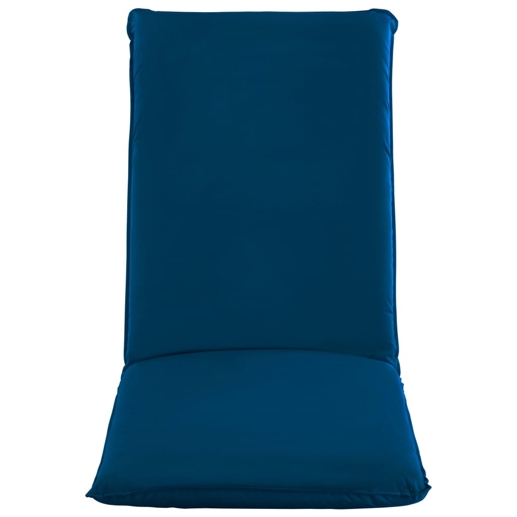 Tumbona Plegable De Tela Oxford Azul Marino_2
