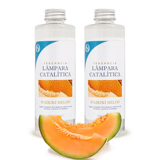 Pack Ahorro 2x Fragancia Para Lámpara Catalítica 500ml: Aroma Waikiki Melon - Disfruta De Tu Aroma Favorito Más Tiempo_0