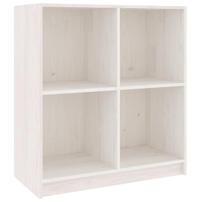 Aparador Madera Maciza De Pino Blanco 70x33x76 Cm / Vetonek_5