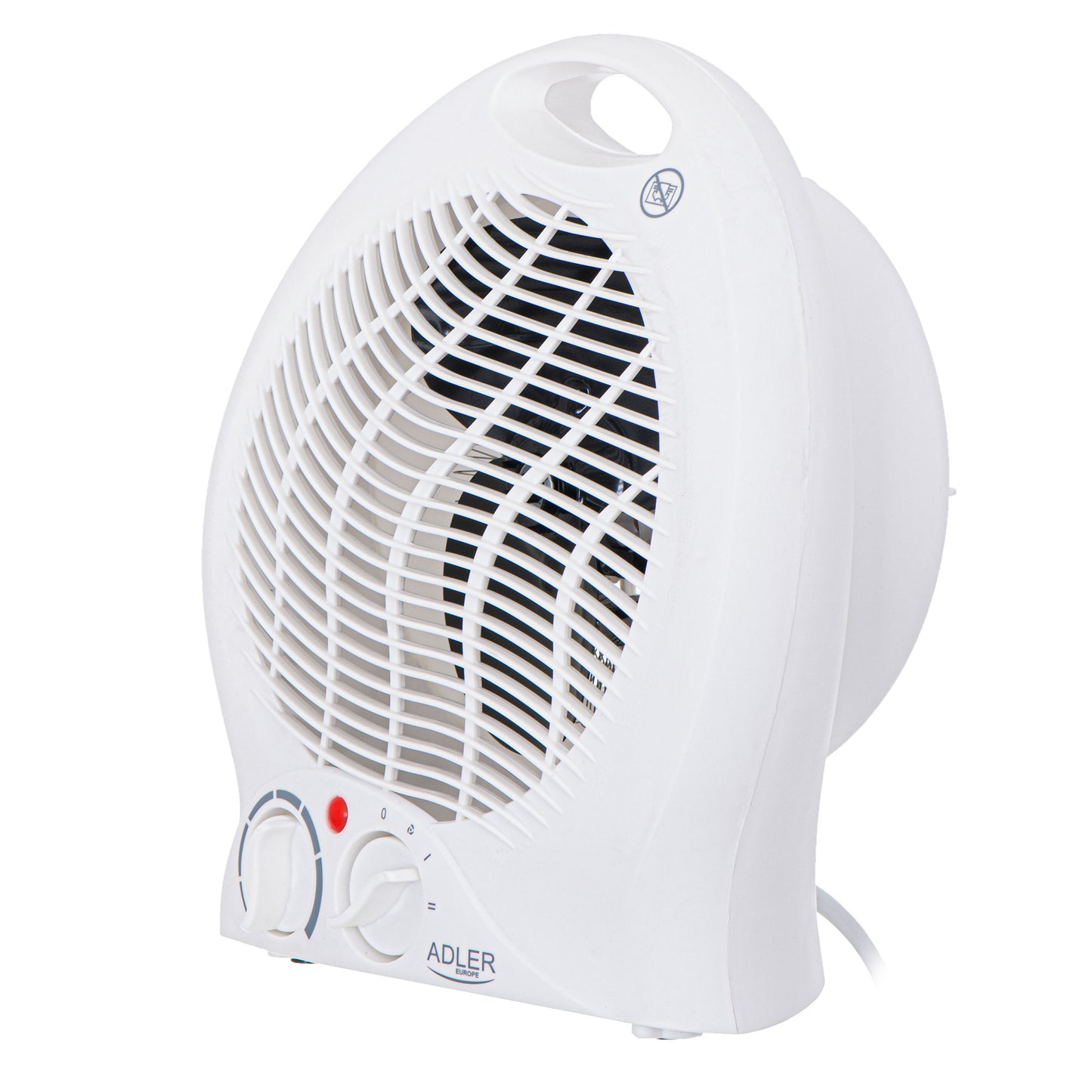 Calefactor Ventilador Aire Caliente / Frío, Termoventilador, 2 Niveles Temperatura, Termostato Adler Ad 7728, Blanco_2