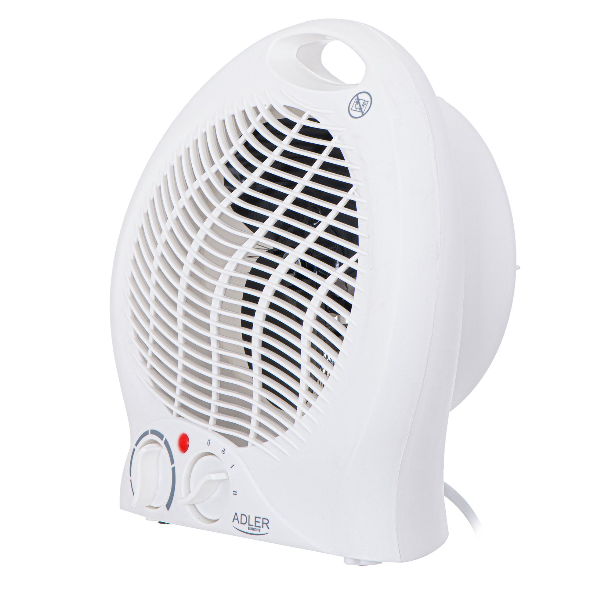 Calefactor Ventilador Aire Caliente / Frío, Termoventilador, 2 Niveles Temperatura, Termostato Adler Ad 7728, Blanco_2