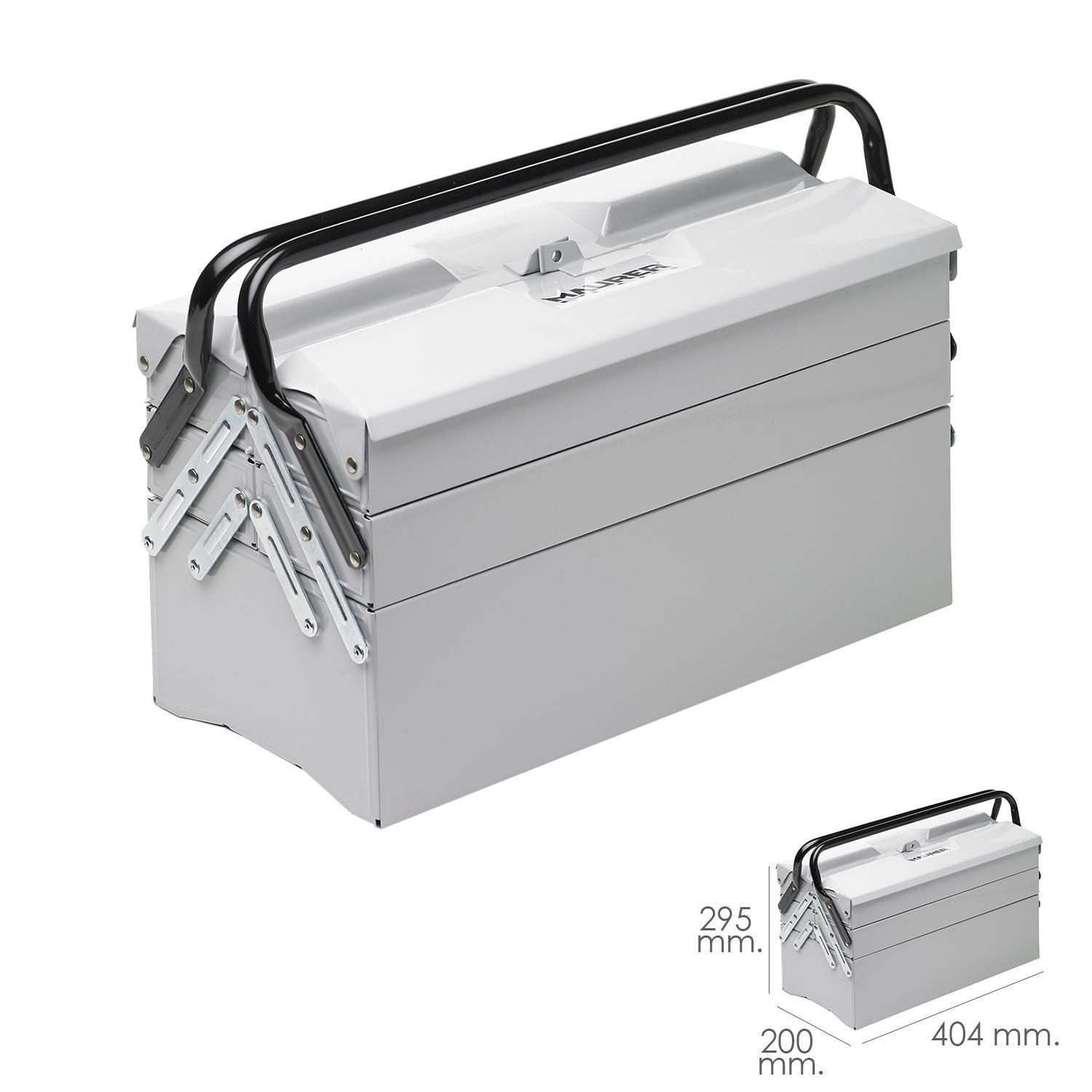 Caja Metalica Para Herramientas Maurer 404x200x295 Mm._1