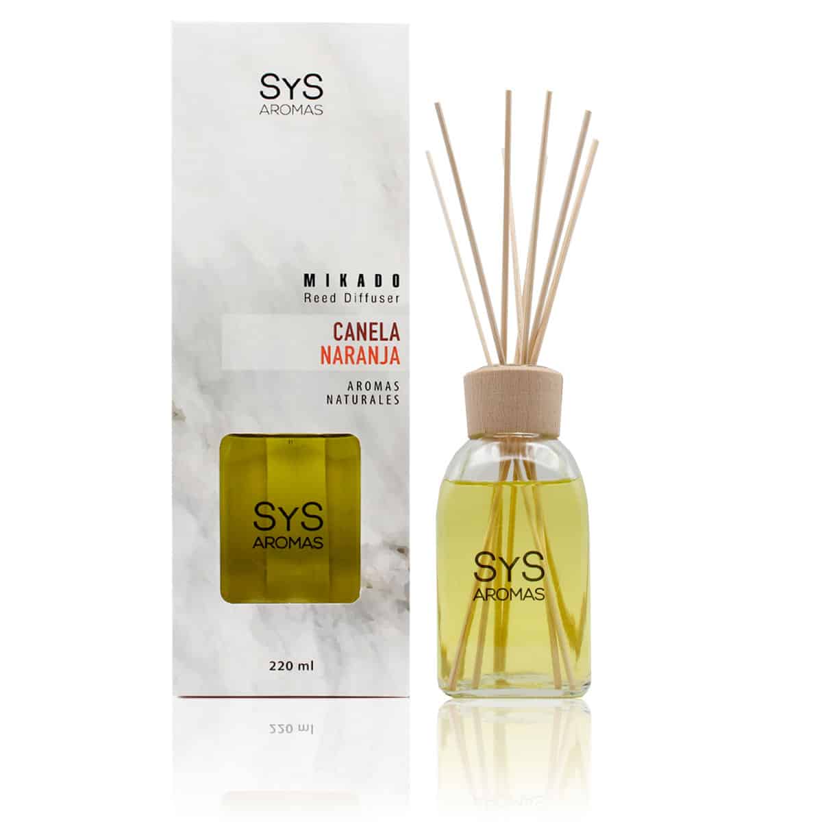 Ambientador Mikado Canela y Naranja 220 ml | Aroma Cálido y Cítrico | Efecto Reconfortante | Fragancia Duradera_0