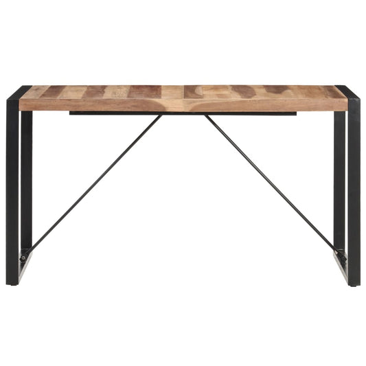 Mesa De Comedor Madera Maciza 140x70x75 Cm_0