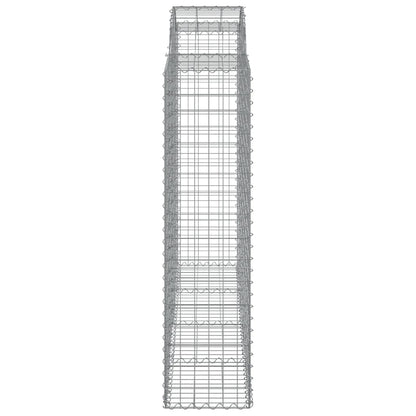 Cestas Gaviones 18 Uds Forma De Arco Hierro 200x50x160/180 Cm_4
