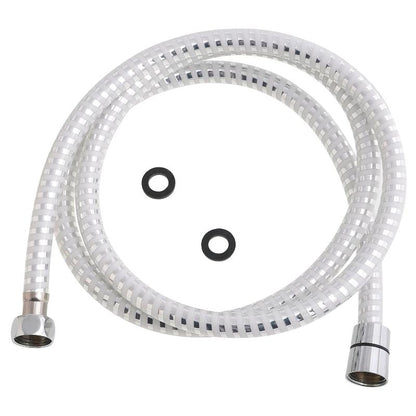 Flexo Ducha Pvc Blanco/plata 2,00 Metros_0