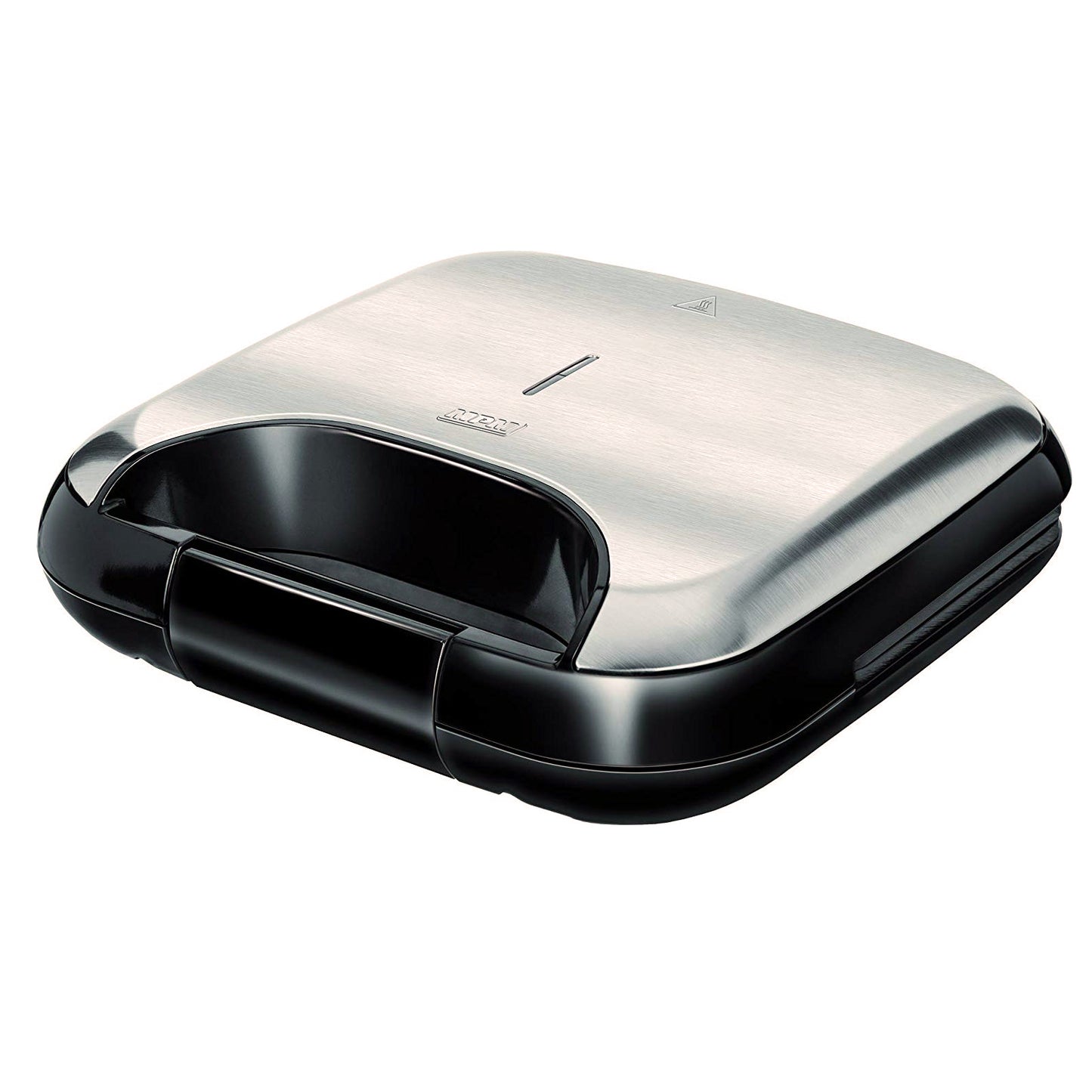 Sandwichera, 2 Sandwiches, Placas Antiadherentes, Tostado Perfecto, Acero Inoxidable, Compacta Mpm Mop-19m 750w_3