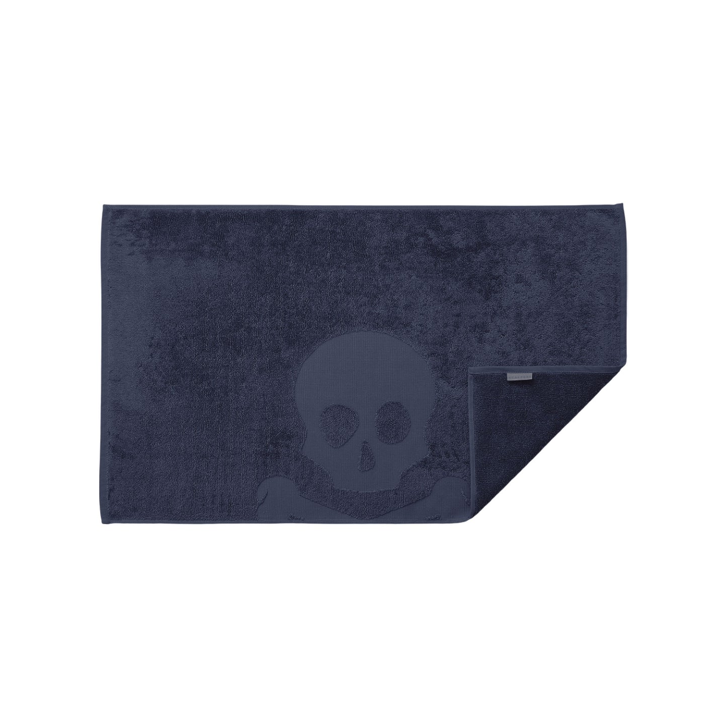 Alfombra De Baño Calavera 50x80cm 100% Algodón 750gsm Azul Marino Scalpers Home_2