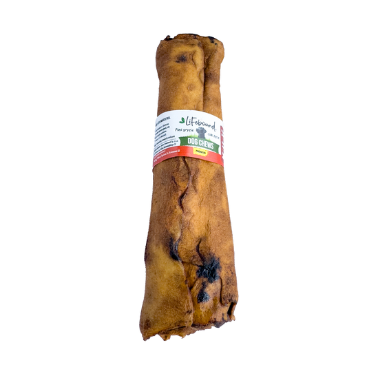 Lifebound - Hueso Masticable Natural Para Perros De Cuero De Ternera En Forma De Hueso Sabor Tocino - 10 Piezas - XXL_0