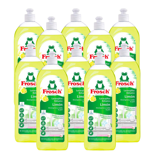 Embalagem de 10 Máquina de lavar louça Eco Frosch Limão 750 ml