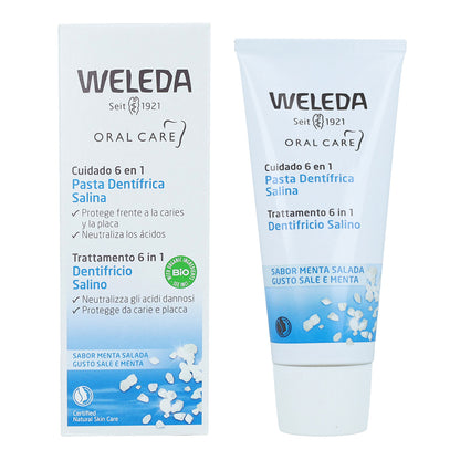 Pasta de dentes salina Weleda 75 ml