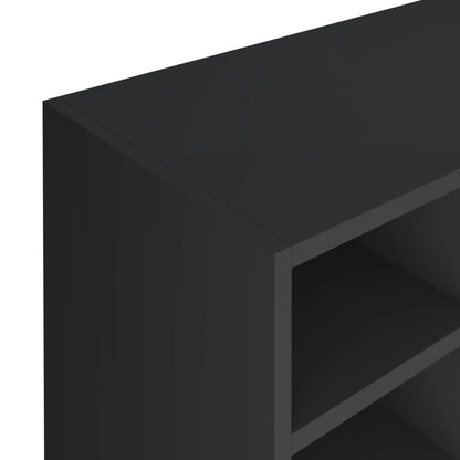 Vidaxl Zapatero De Madera Contrachapada Negro 92x30x67,5 Cm_4