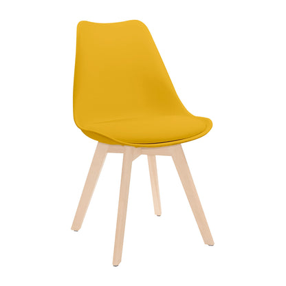 Pack 2 Sillas De Comedor Estilo Nórdico Daria 83x55x48cm Thinia Home_1