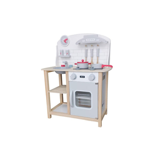 Cozinha de Madeira Cinza Andreu Toys
