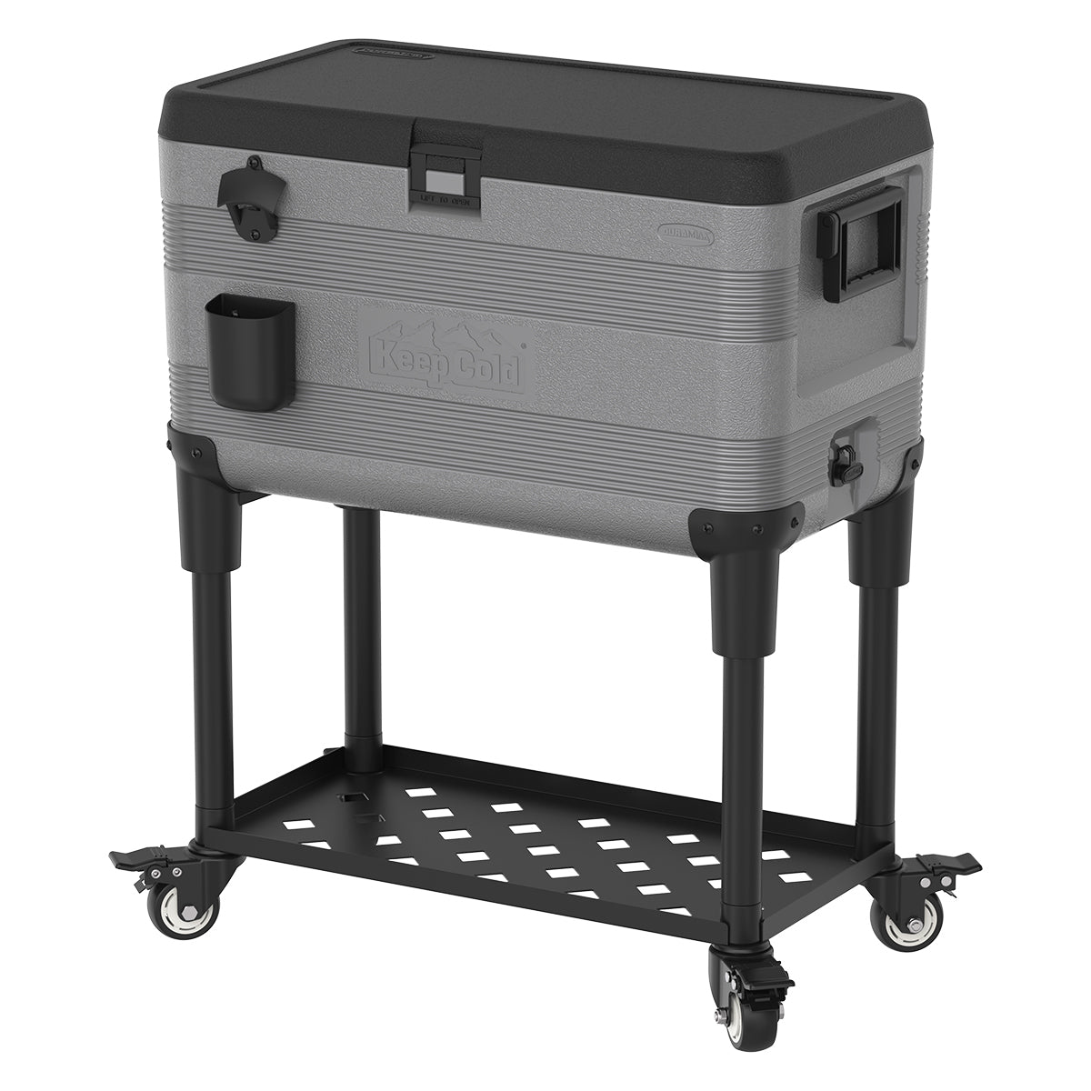 Nevera Portátil Con Mesa - 70 L - Gris_0