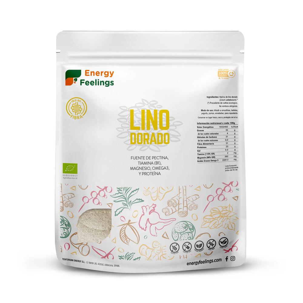 Pó de Linho Dourado Energy Feelings 1 kg