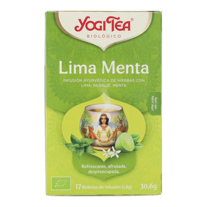 Yogi Tea BIO Limão Menta 17 saquetas de chá
