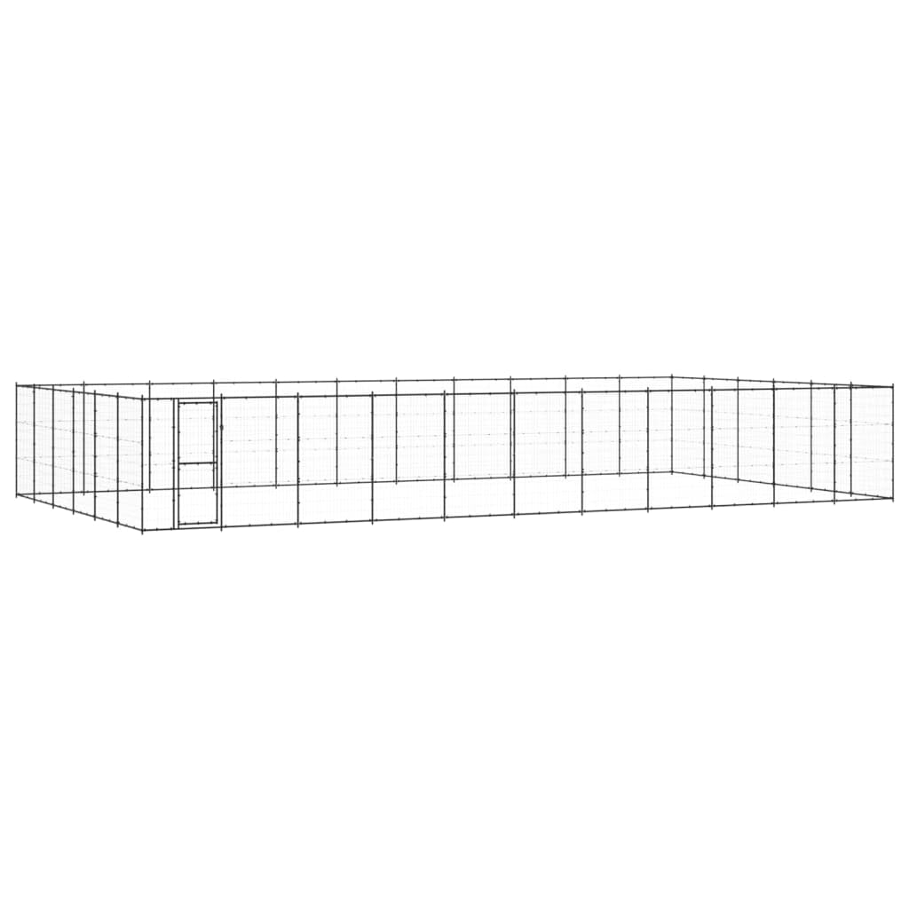 Vidaxl Perrera De Exterior De Acero 79,86 M²_0