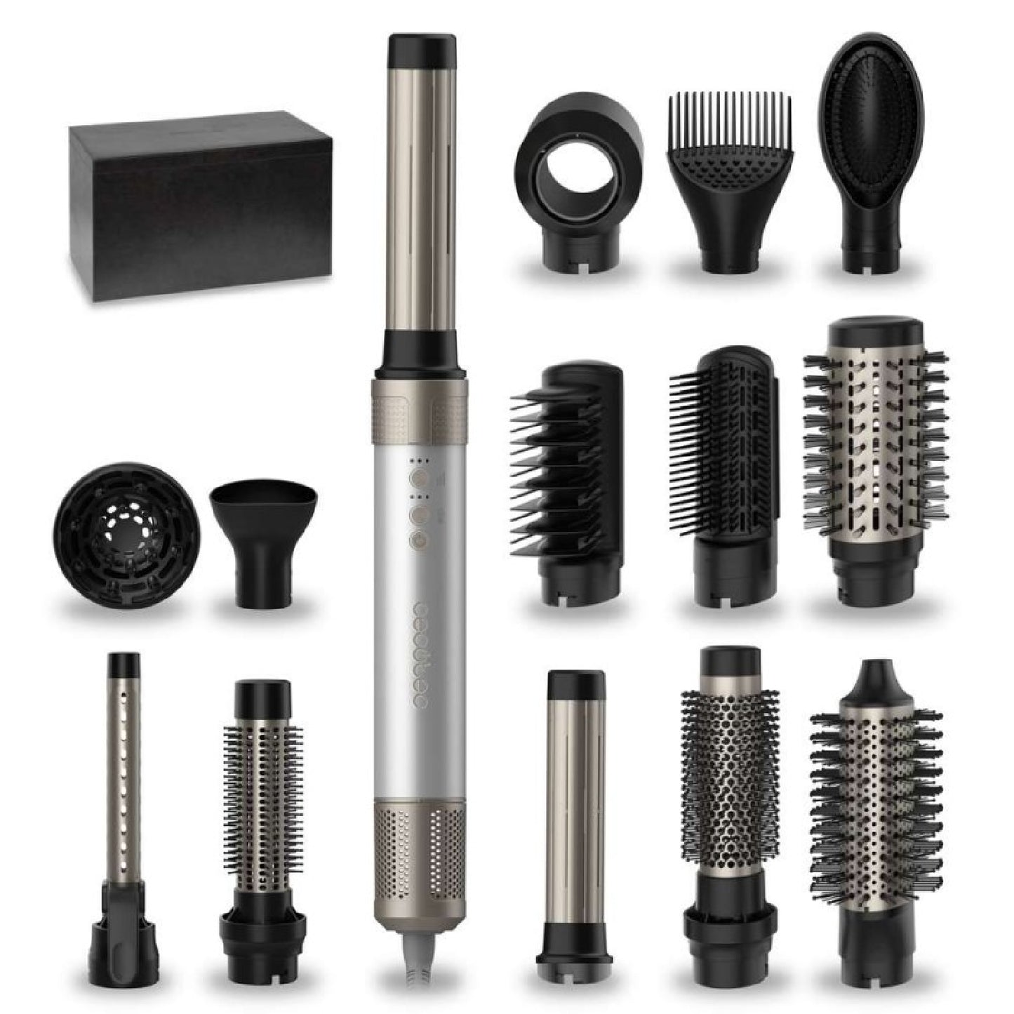 Cecotec Cepillo De Aire Ceramiccare 14in1 Airglam Aluminum_0