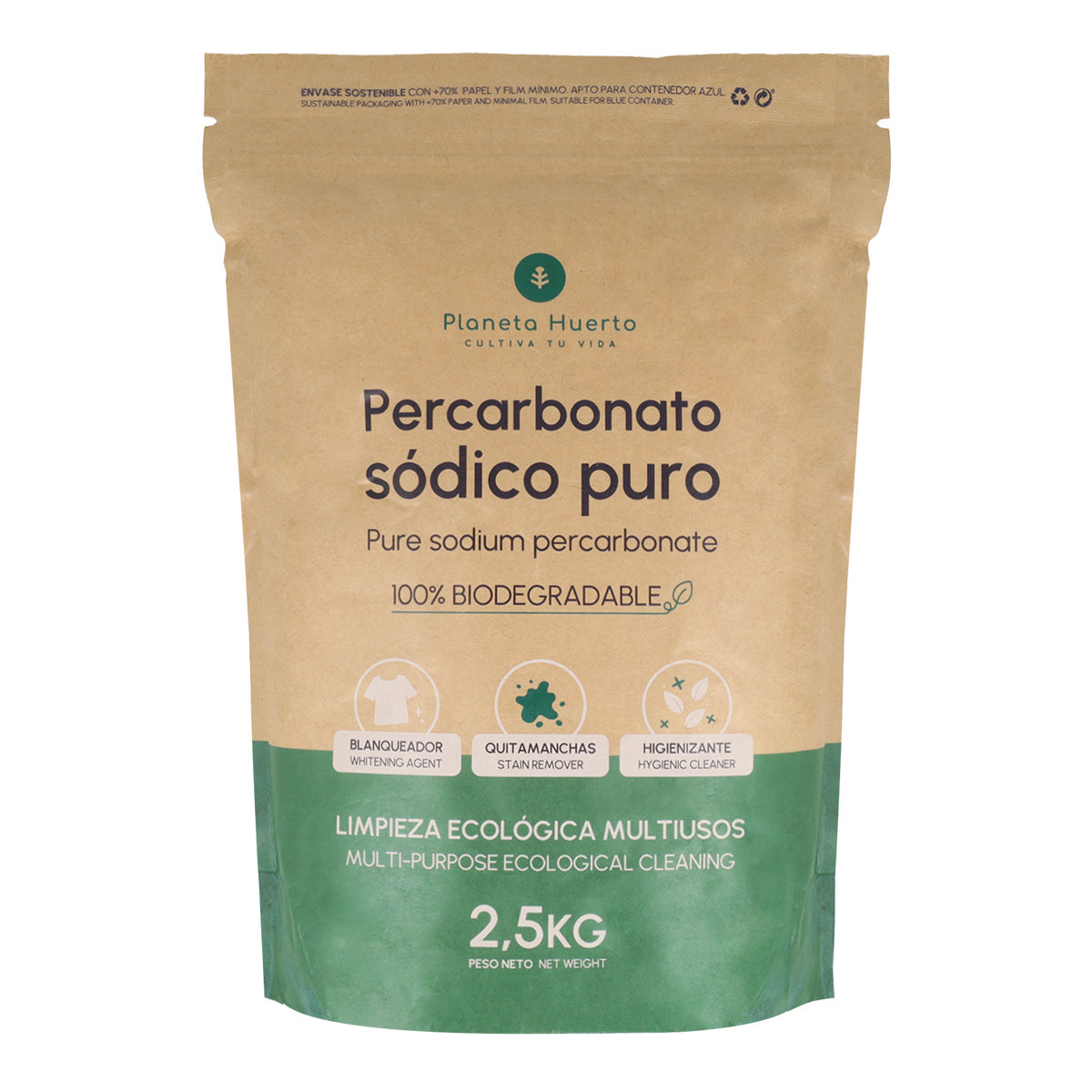 Pack 6x Planeta Huerto Percarbonato de Sódio 2,5 kg