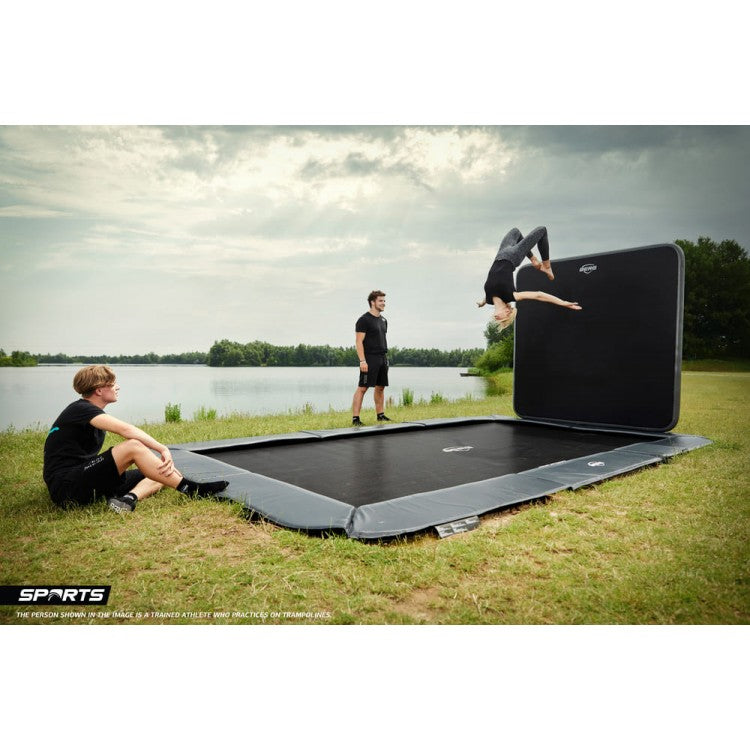Cama Elastica Berg Flatground Ultim Champion 410 + Aerowall Verde._1