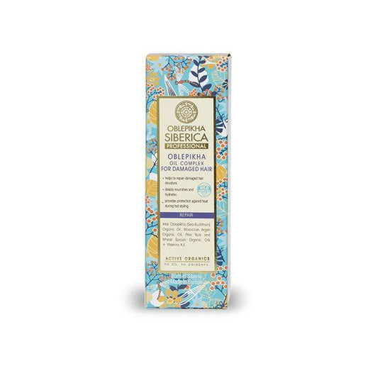 Complexo de óleo de espinheiro-alvar para cabelos danificados, 50 ml