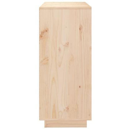 Aparador De Madera Maciza De Pino 70x34x80 Cm / Vetonek_0