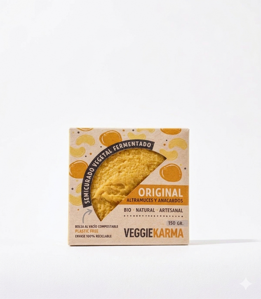 Queso Vegano Semicurado Vegetal Original 150 g_0