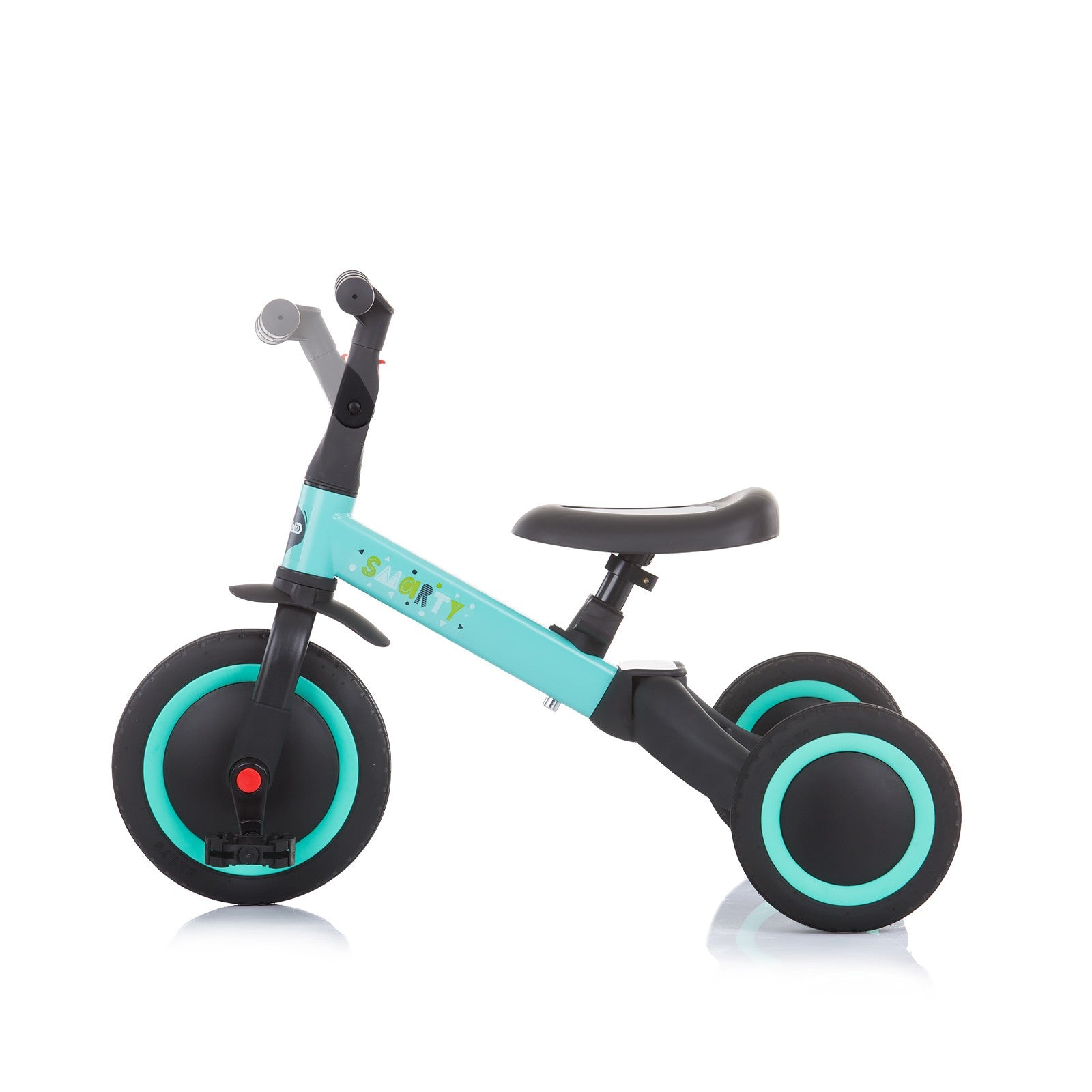 Triciclo Convertible En Bicicleta Con Pedales Smarty Mint_1