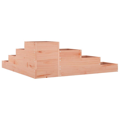 Jardinera De Jardín De 4 Niveles, 106 X 104,5 X 36 Cm, Madera Maciza Douglas_5