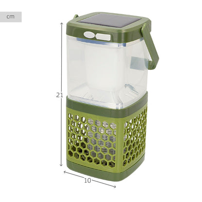 Lámpara Solar Antimosquitos Led 2 En 1 Portátil C/cable Aktive_3