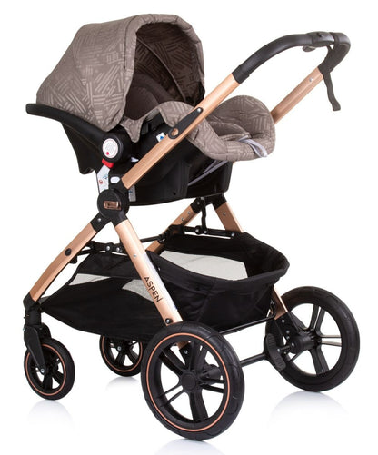 Carrito De Bebé Trío Convertible Aspen Hasta 22 Kg Sand_4